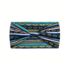 Colorful Bohemian Style Wide Headband for Women