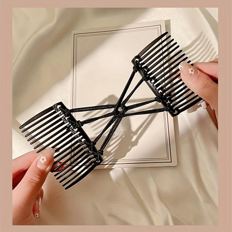 Knotted Hair Comb For Women with Hair Elastic