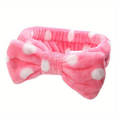 Bowknot Headband High Elasticity Hair Accessories for Spa Makeup