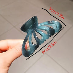 Colorful Clear Hair Claw Clip Non Slip Strong Hold Grip Hair Jaw Clip