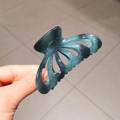 Colorful Clear Hair Claw Clip Non Slip Strong Hold Grip Hair Jaw Clip