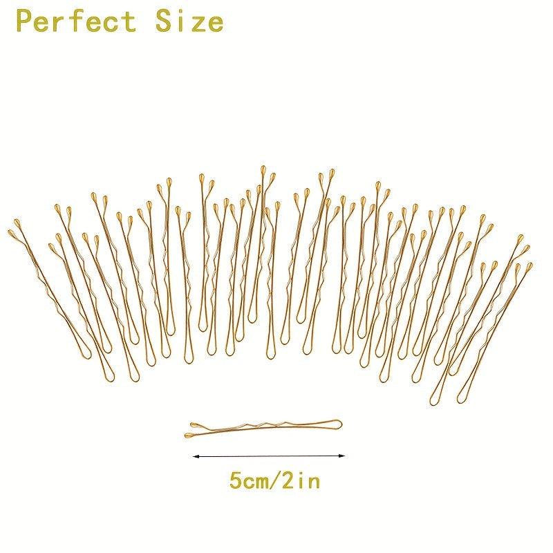 200 Blonde Hair Pins Hairpins With Box For Women Lady Girls Hair Pin