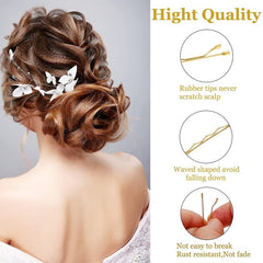 200 Blonde Hair Pins Hairpins With Box For Women Lady Girls Hair Pin