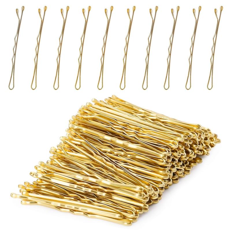 200 Blonde Hair Pins Hairpins With Box For Women Lady Girls Hair Pin