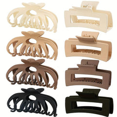 Hair Claw For Women And Girls Solid Shark Claw