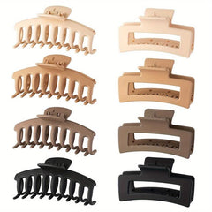 Hair Claw For Women And Girls Solid Shark Claw