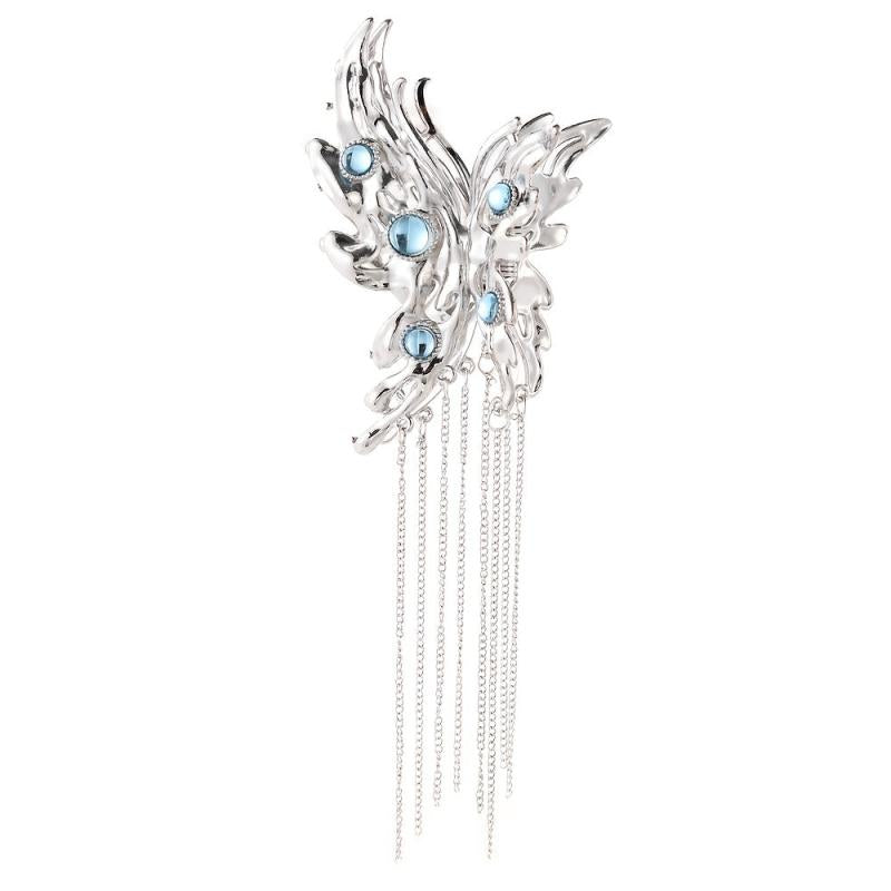Butterfly Jumbo Tassel Hair Clip Metal Butterfly Hair Pin Minimalist Hair Claw