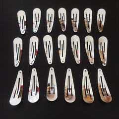 40pcs Metal Hair Clip 5.08cm Polishing Snap Clip Non Slip Hair Accessory