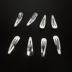 40pcs Metal Hair Clip 5.08cm Polishing Snap Clip Non Slip Hair Accessory