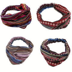 Boho Style Knitting Headband Hair Accessories Head Scarf