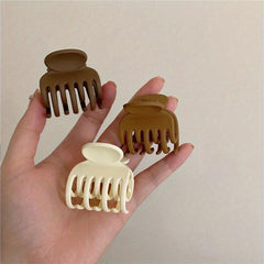 Small Hair Claw Clips Matte Non slip Hair Accessories For Women Girls