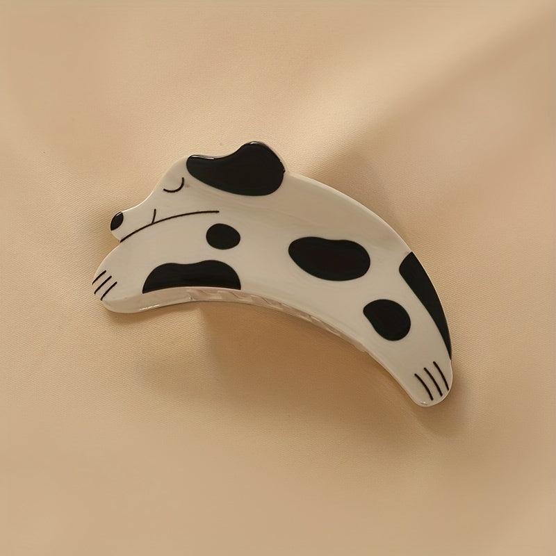 Acetate Cartoon Puppy Hair Claw Female Summer Back Head Hair Claw