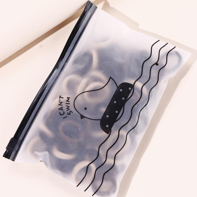 100pcs Hair Elastics Ties Thick Stretchy Rubber Band