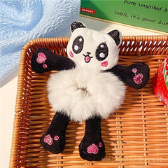 Plush Hair Tie Bear Tie Hair Head Rope Ponytail Holster Hair Scrunchies