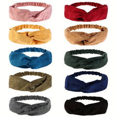 Solid Women's Headbands Headwraps Hair Bands Bows Hair Accessories