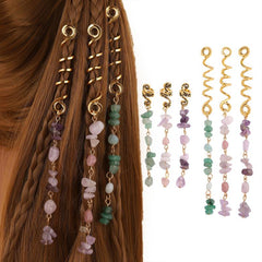 Dreadlocks Turnbuckle Hairpin Tassel Sulfur Stone Street Style