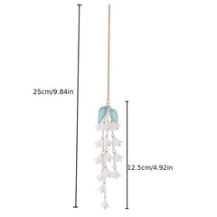 Vintage Chinese Style Hanfu Hairpin with Faux Pearl Flower Leaf