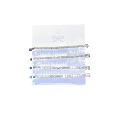 Silvery Golden Bobby Pins Rhinestone Clip Hair Pin Barrette