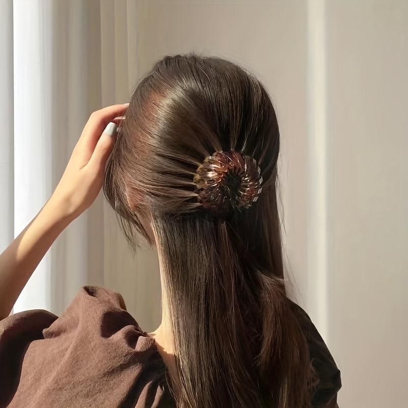 Bird Nest Hair Clips Hair Bun Ponytail Holder Styling Tool for Women Girls