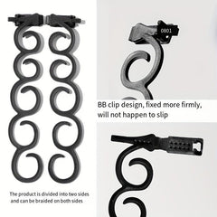 4pcs Hair Styling Clip French Braid Roller Bun Maker