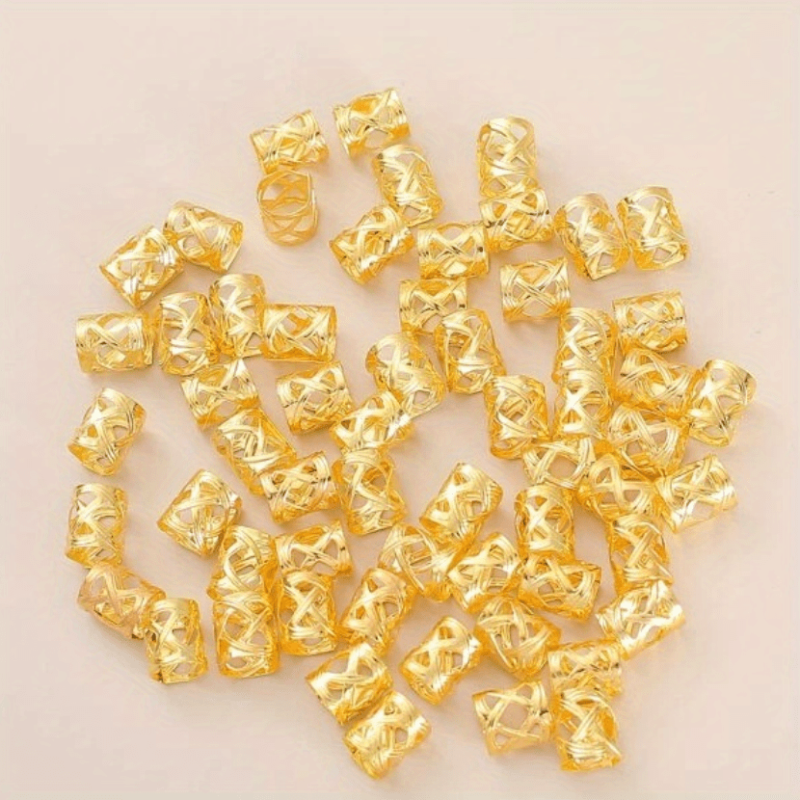 60pcs Colorful Hollowed Hair Tie High Elasticity Rubber Band for Girls and Women