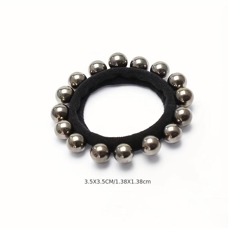 Pearl Hair Rope Hair Tie Beaded Hair Accessories for Women Girls