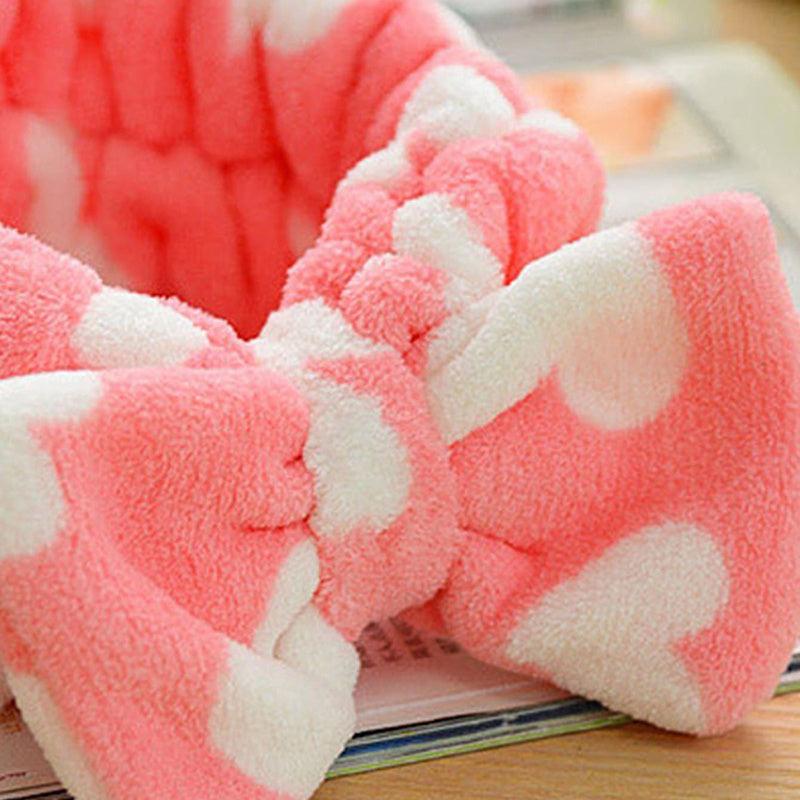 Bowknot Hair Band Hair Towel Band For Women Girls 1pc