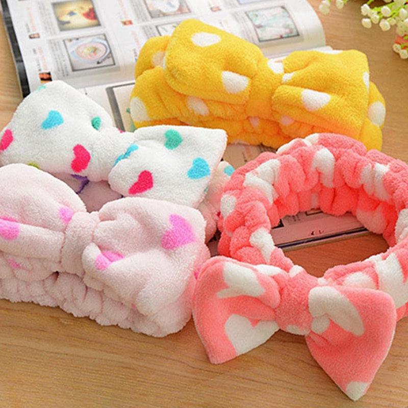 Bowknot Hair Band Hair Towel Band For Women Girls 1pc