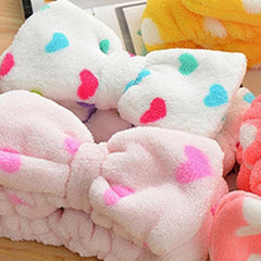 Bowknot Hair Band Hair Towel Band For Women Girls 1pc
