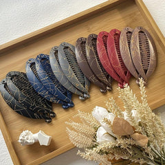 Fish Shaped Ponytail Hair Claw Vintage Hair Clip Hair Accessories For Women