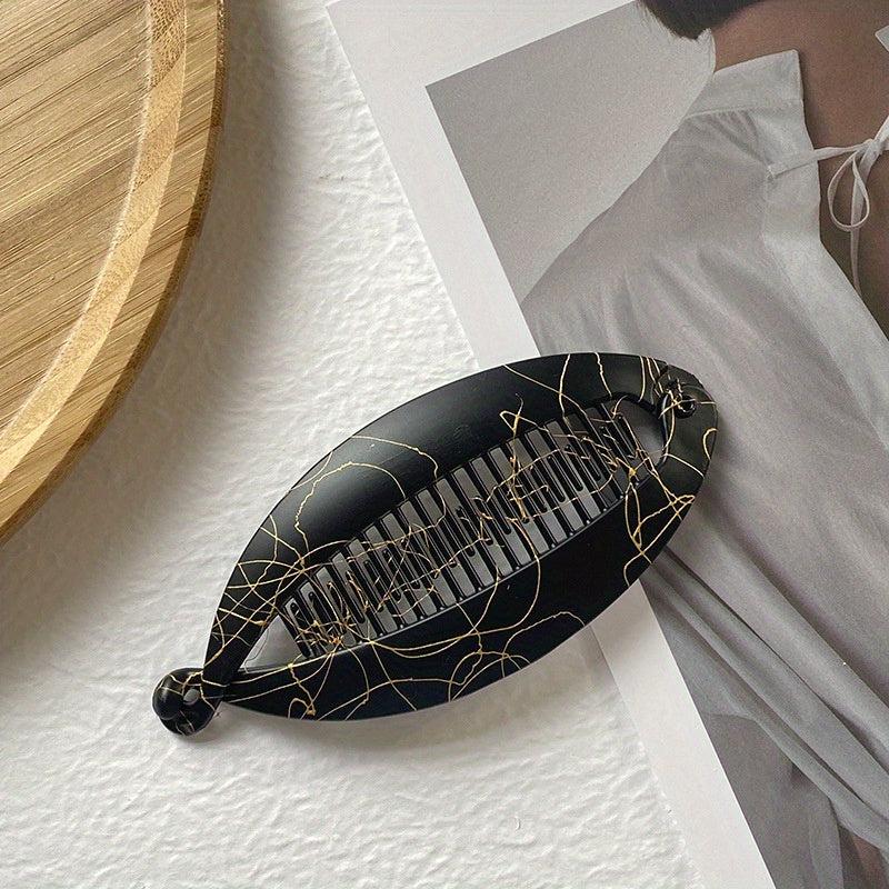 Fish Shaped Ponytail Hair Claw Vintage Hair Clip Hair Accessories For Women