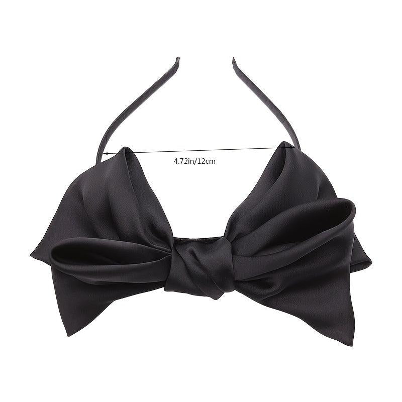 Big Bows Hairband Silk Fabric HeadBand For Girls Teens