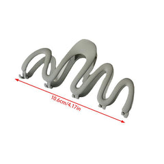 Geometric Wave Line Hair Claw Clip for Thick Hair