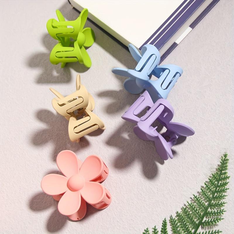 Flower Hair Claw Clips for Women Non Slip Hair Clamps Barrettes