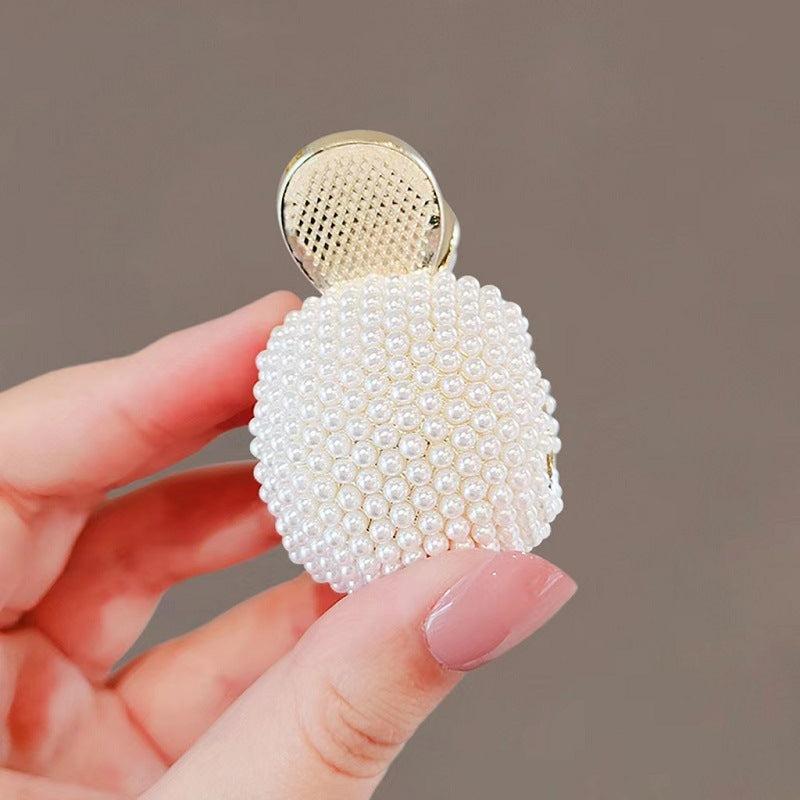Faux Pearl Rhinestone Hair Claw Ponytail Clip Hair Accessories