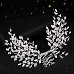 Crystal Pearl Bridal Hair Comb for Wedding
