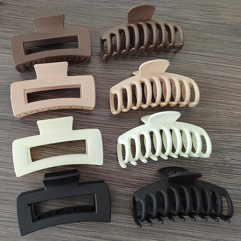 8pcs Big Hair Claw Clips Strong Grip Hair Jaw Clip for Thick Hair