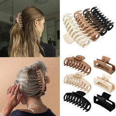 8pcs Big Hair Claw Clips Strong Grip Hair Jaw Clip for Thick Hair