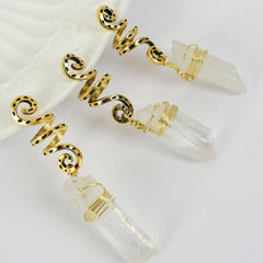 3pcs Crystal Hair Jewelry Set for Women Goddess Dreadlocks Accessories Kit
