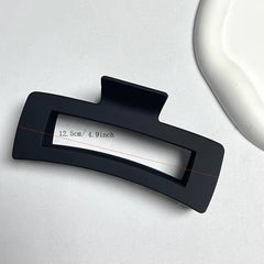 Matte Geometric Hair Claw Clip for Thick Hair
