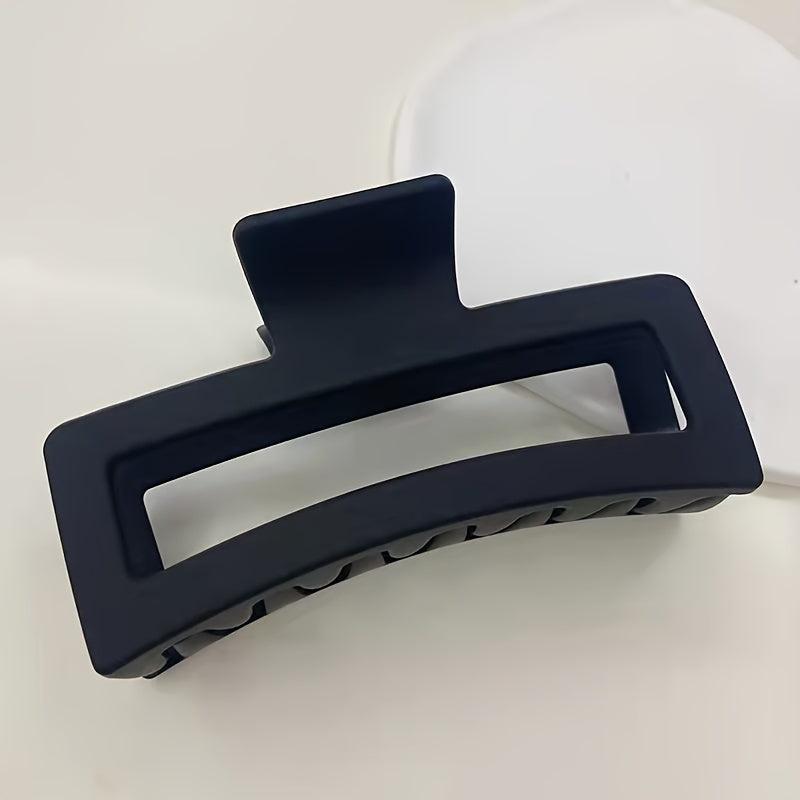 Matte Geometric Hair Claw Clip for Thick Hair