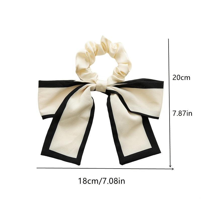 Bow Knot Hair Tie Women's Head Rope Streamer Big Hair Tie And Gentle Headdress