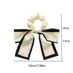 Bow Knot Hair Tie Women's Head Rope Streamer Big Hair Tie And Gentle Headdress