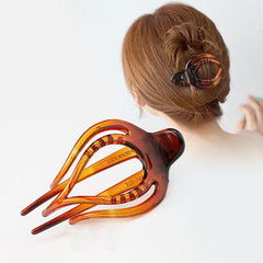 Hollow Out Hair Claw Clips Strong Hold Grip Hair Jaw Clip For Thin Hair