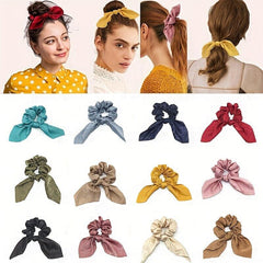 Rabbit Ears Hair Accessories Hair Tie Bridesmaid Scrunchie