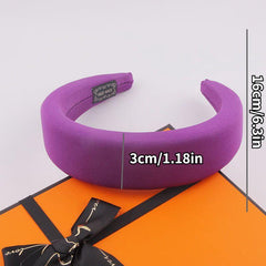 Silky Hairband Thick Sponge Hair Band