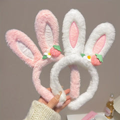 Cartoon Rabbit Ears Headband for Skincare & Haircare