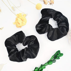 6pcs Large Velvet Scrunchie Hair Tie Female Rubber Band Hair Accessories