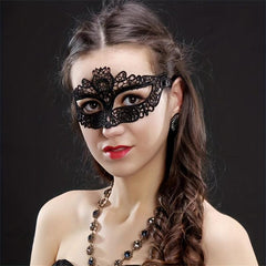 Half Face Lace Mask Masquerade Halloween Shapeless Eye Mask
