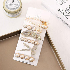 5PCS Rhinestone Hair Pins Hair Clip Set